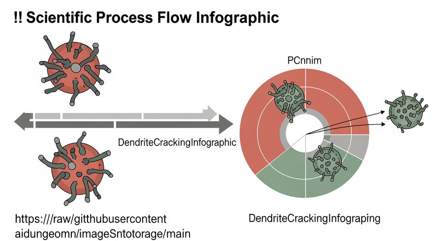 flowchart of dendrite-induced cracking discovery process in batteries