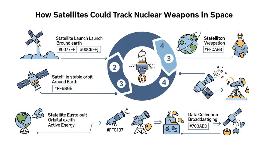 flowchart of satellite compliance verification with Outer Space Treaty