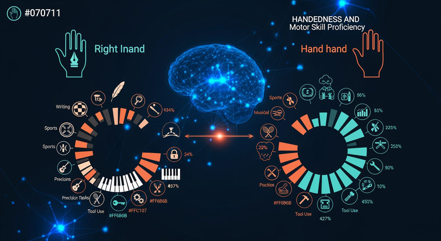 Comparison of motor skills in right-handed vs left-handed individuals