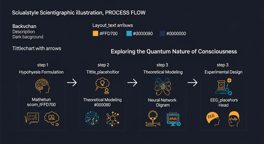 Flowchart of studying quantum mechanics and consciousness relationship