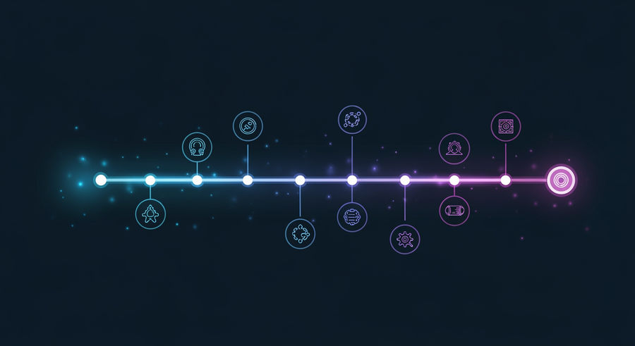 Process flow of subsea tunnel construction milestone