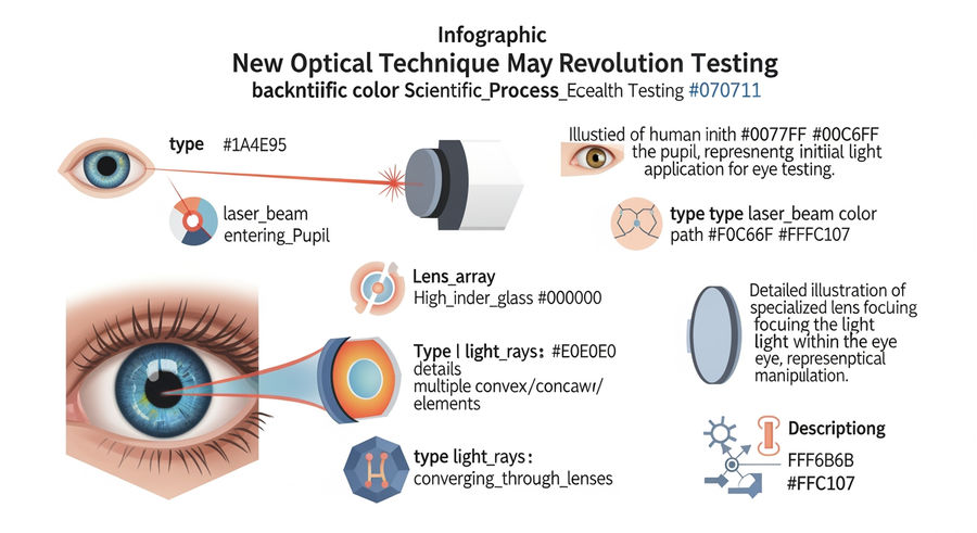 Component diagram of quantum optics device for detecting Boehm's brushes