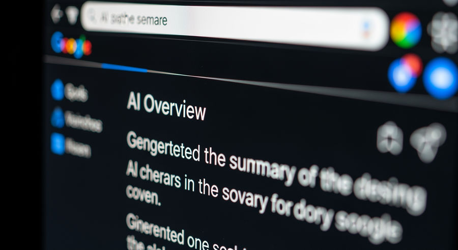 Close-up of AI Overview section in Google search result