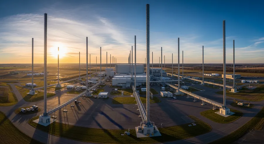 Wide shot of LIGO facility showcasing scale and size