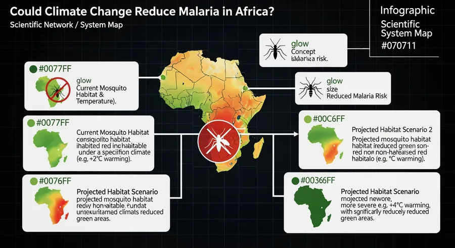 Comparison of mosquito habitats in Africa under different climate scenarios