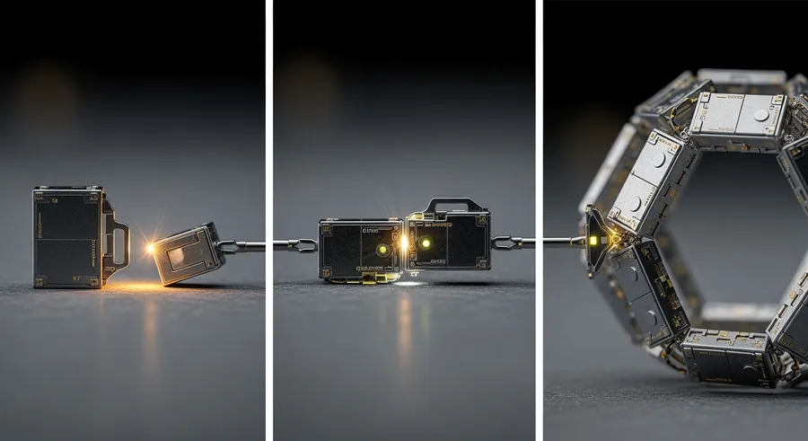 nanorobot assembling from individual modules