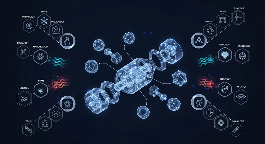 diagram of nanorobot modular components and functions