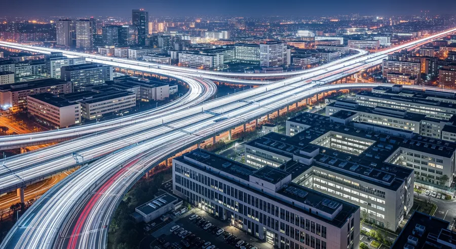 Large facility with photonic highways and urban application