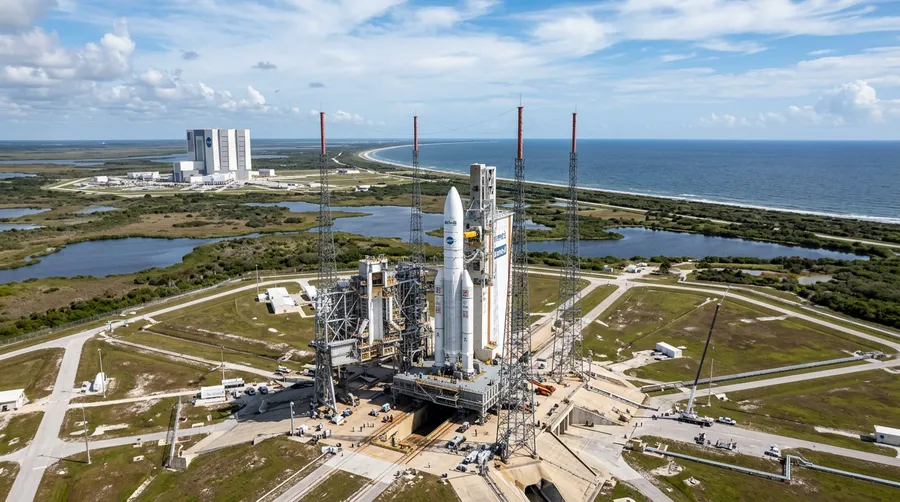 Nancy Grace Roman Telescope on Kennedy Space Center launch pad
