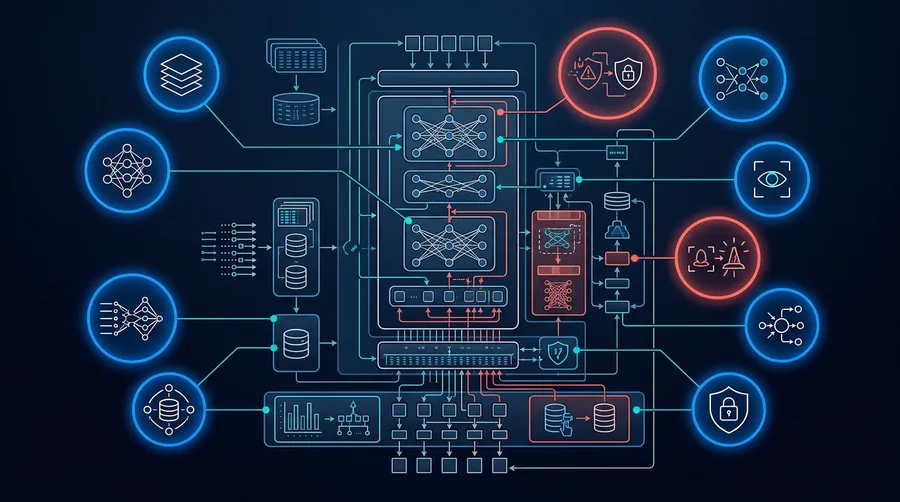 Component diagram of Z.ai GLM-5.2 model architecture highlighting safety gaps