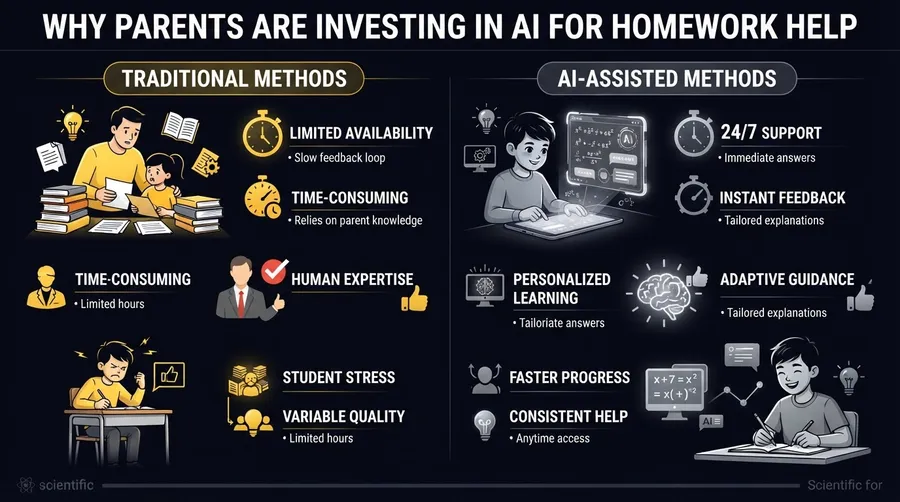 Comparison of traditional vs AI-assisted homework methods