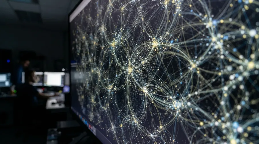 Probabilistic model graph with cosmic data nodes