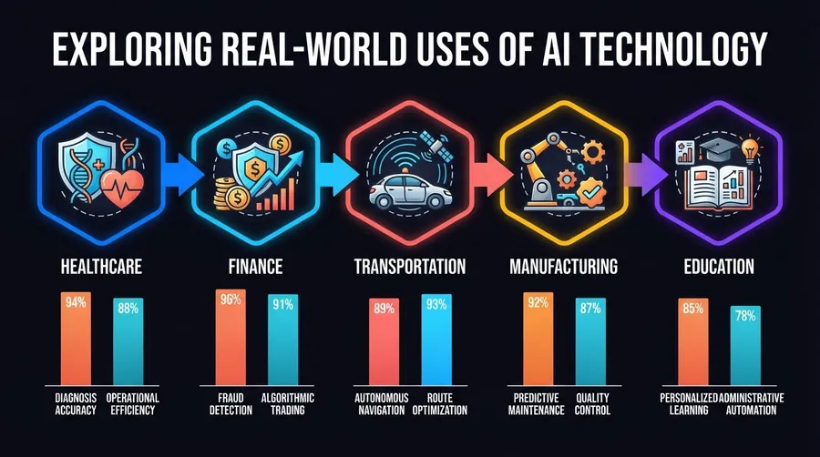 Comparison of real-world AI applications