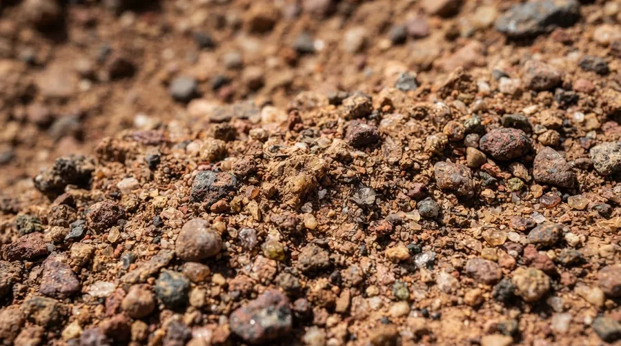 Close-up of Martian sediment texture and granularity in Schiaparelli Crater