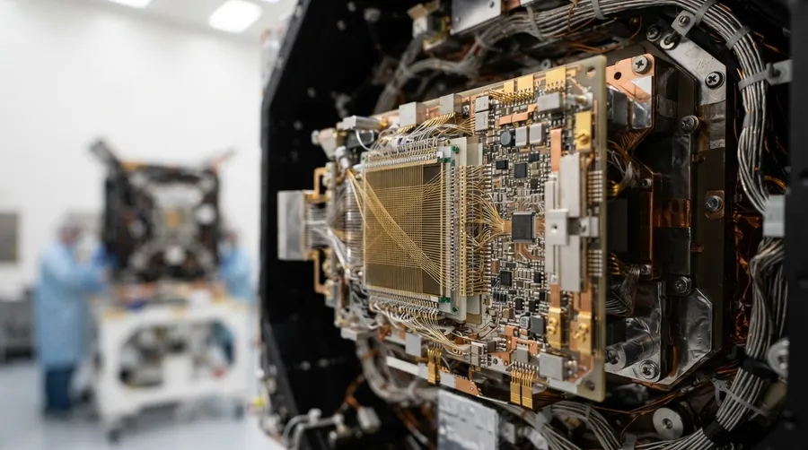 IXPE satellite X-ray polarimeter close-up components