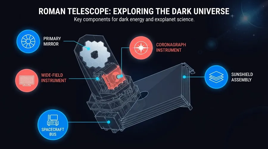 Timeline of Nancy Grace Roman Space Telescope development milestones