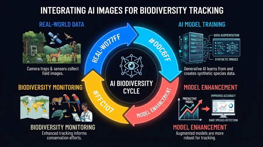 AI-generated images integration in biodiversity monitoring models