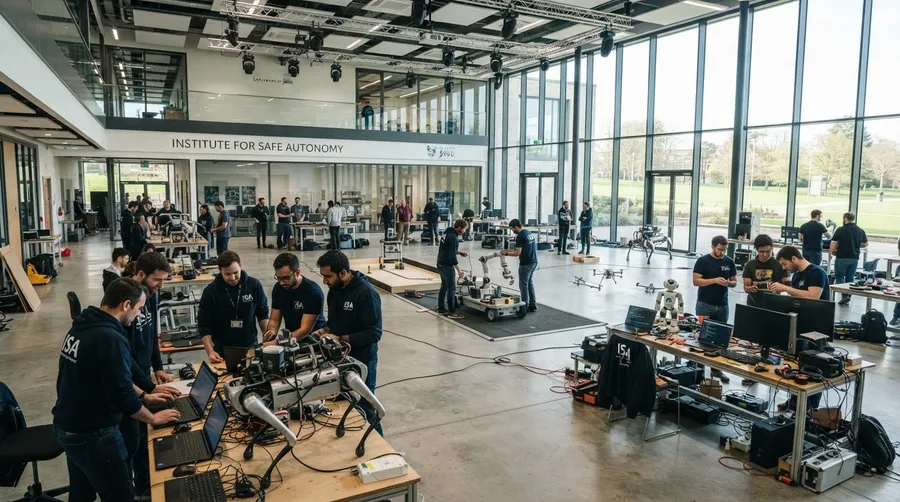 Wide shot of University of York's Institute for Safe Autonomy
