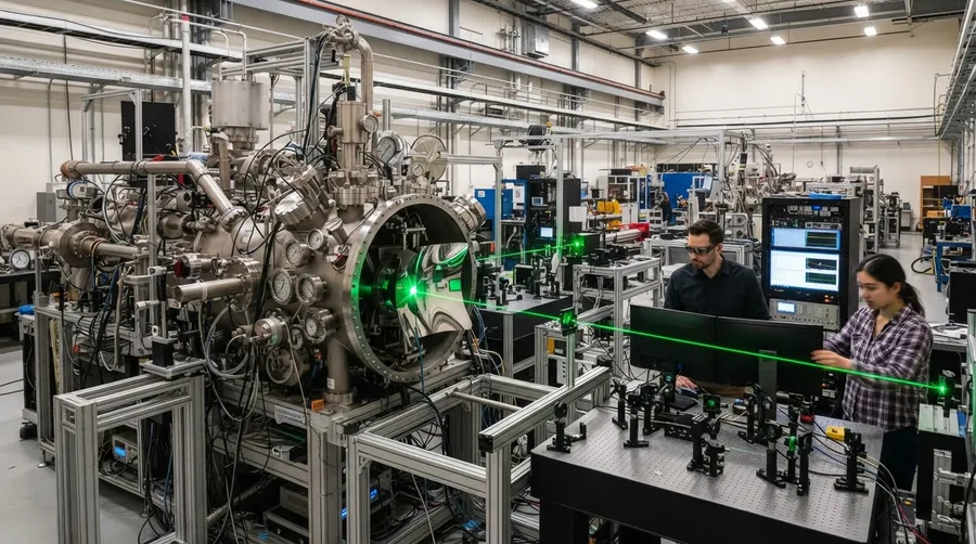 mathematical shape in optical device setting in laboratory