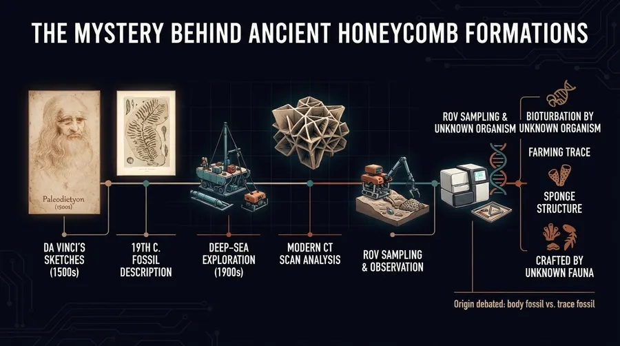 Timeline of Paleodictyon formation research history