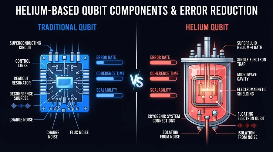 component diagram of superfluid helium-based qubit