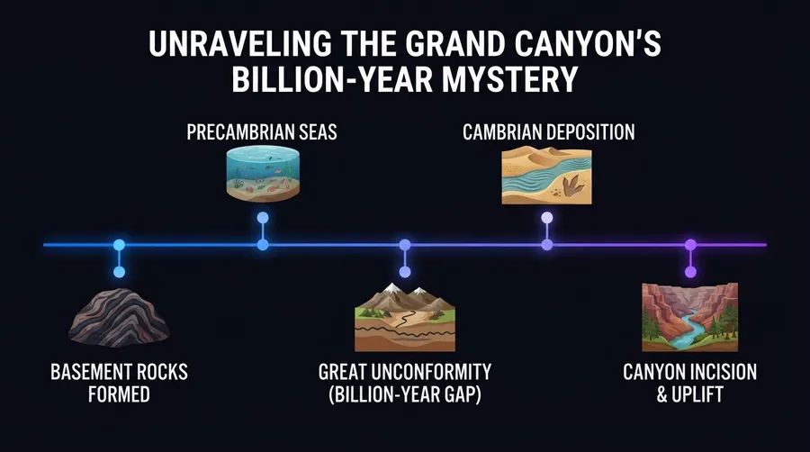 Timeline of Earth's geologic history related to Grand Canyon