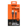Amaya ACD-C30-Black Cicada Silicone 1M Type-C Data Cable Black - 0 - Opixa