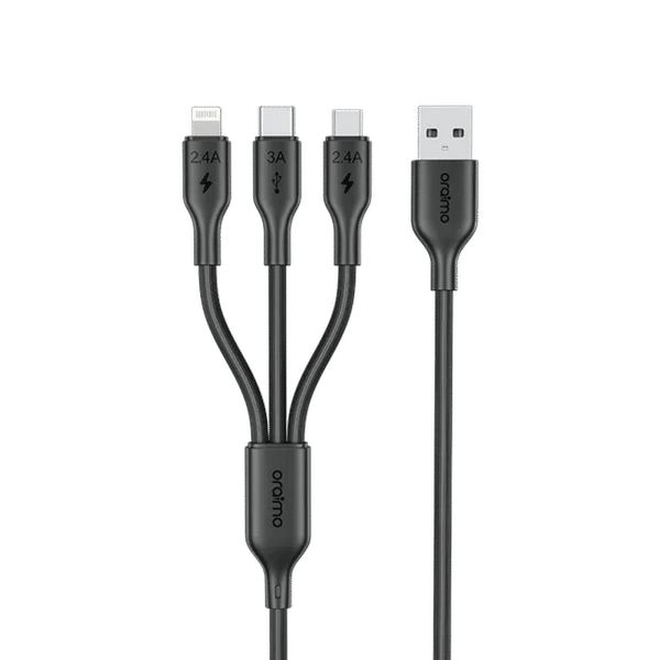 oraimo Duraline 4 3A 1.2M 3 in 1 Cable electronics - Opixa in Kenya