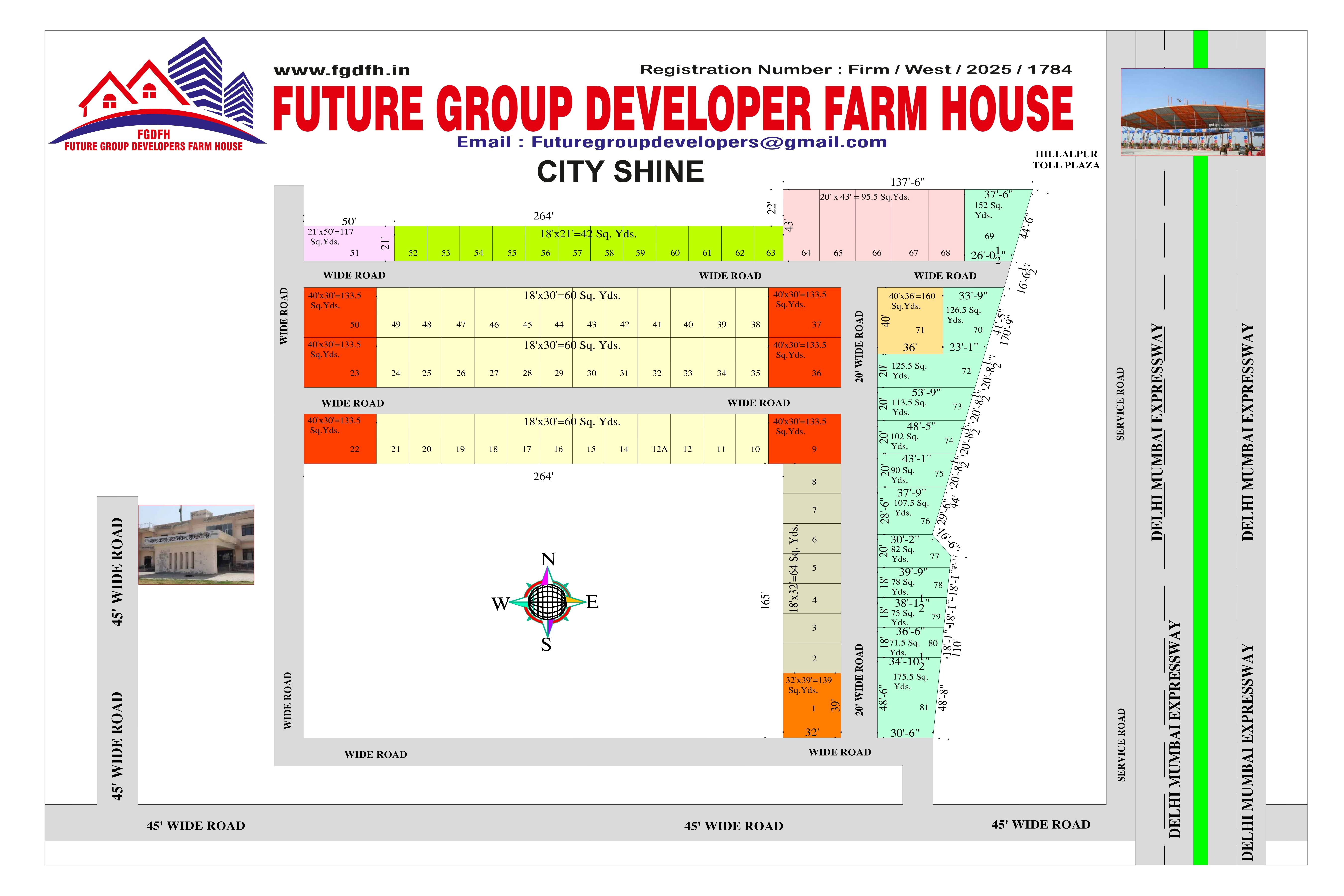 City Shine Site Layout Plan