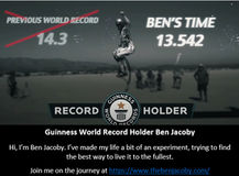 Guinness World Record Holder Ben Jacoby