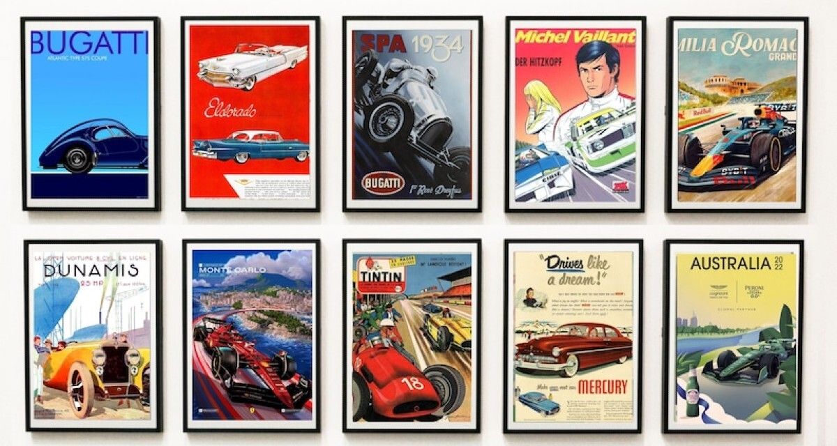 Vintage Car Posters Prints Classified Ads Classified By Giana Dodo