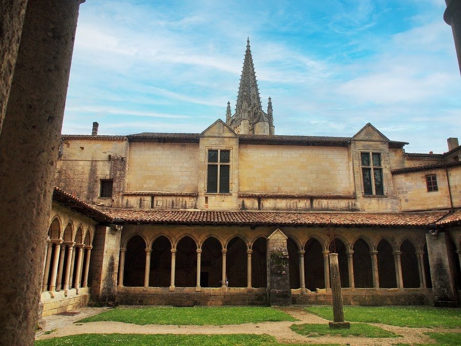 Saint Emilion France, Cloister courtyard, Travel Agent Finder