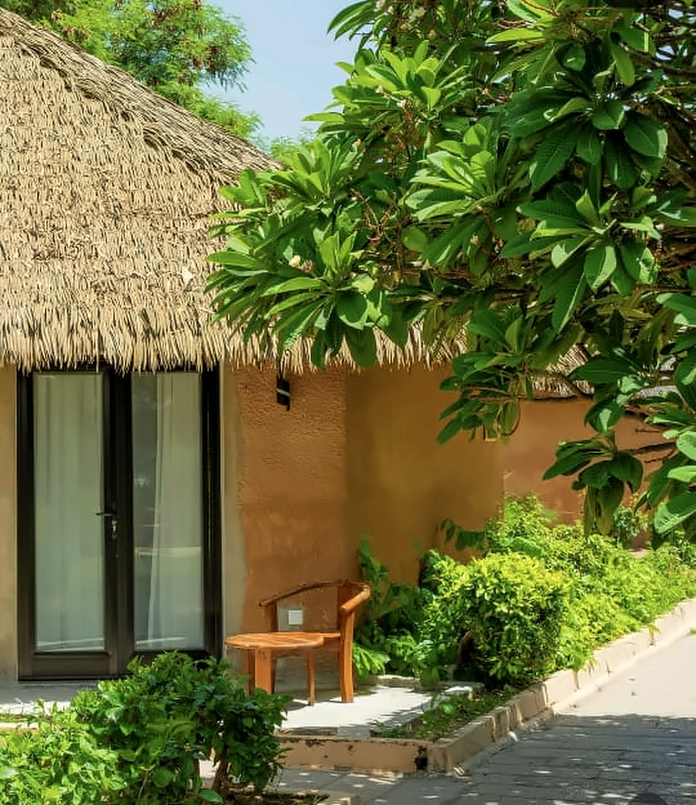 Bungalow en toit de chaume du Saly Hotel