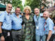 Alain Rappsilber (2.v.r.) mit Jürgen Rentzel, Daniel Rüster, Lilo Wanders, und Volker Spahn bei der Folsom Europe Berlin 2006
