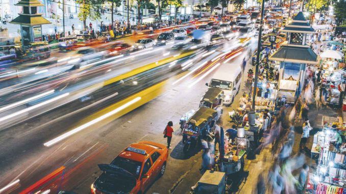 Dan Freeman Bangkok lebendige Strassenszene