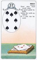 Lenormandkaart De Brief