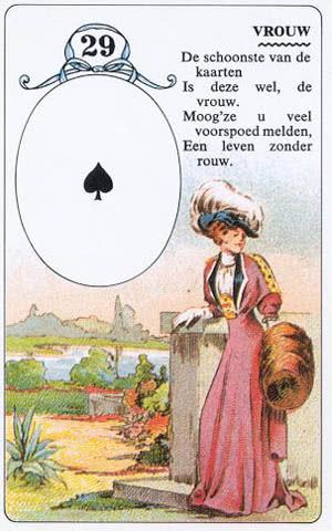 Lenormandkaart De Dame