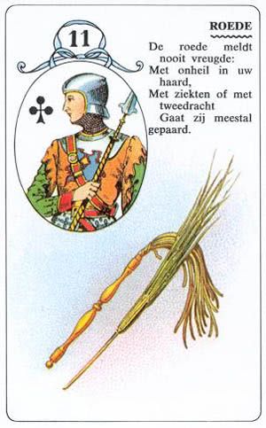 Lenormandkaart De Roede - betekenis en combinaties