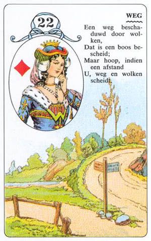 Lenormandkaart De Weg - betekenis en combinaties