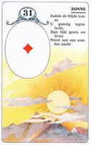 Lenormandkaart De Zon