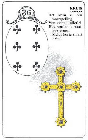 Lenormandkaart Het Kruis - betekenis en combinaties