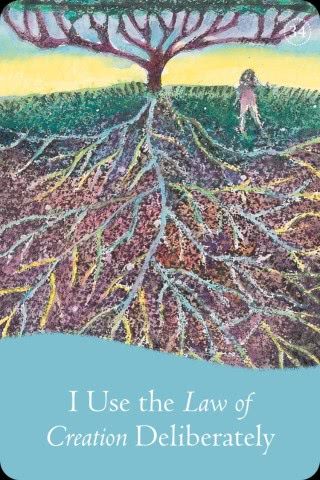 Ik maak doelbewust gebruik van de Wet van het Scheppen