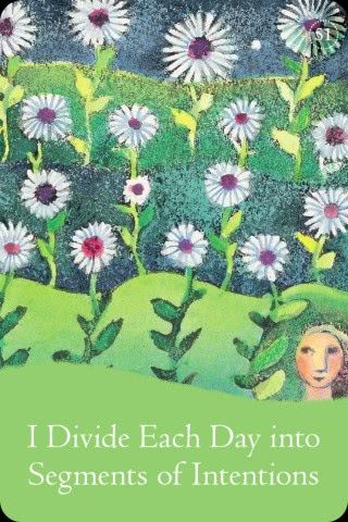 Ik verdeel iedere dag in segmenten met een intentie