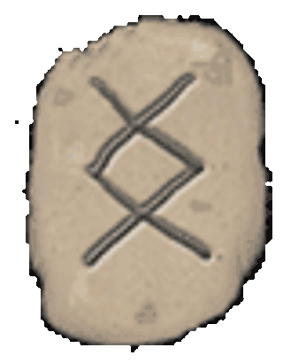 Runesteen Ingwaz (ᛜ)
