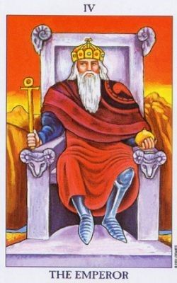 Tarotkaart De Keizer