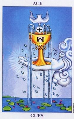Tarotkaart Kelken I