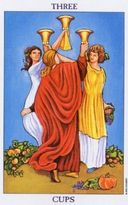 Tarotkaart Kelken III