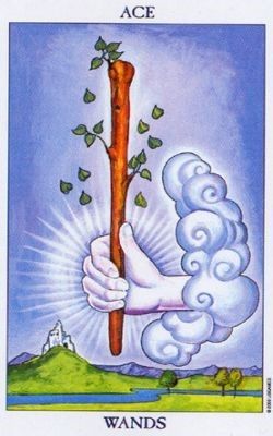 Tarotkaart Staven I