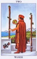 Tarotkaart Staven II