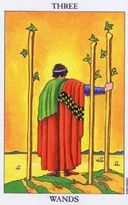 Tarotkaart Staven III